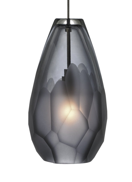 Visual Comfort Modern 700MPBRLKZ One Light Pendant, Antique Bronze