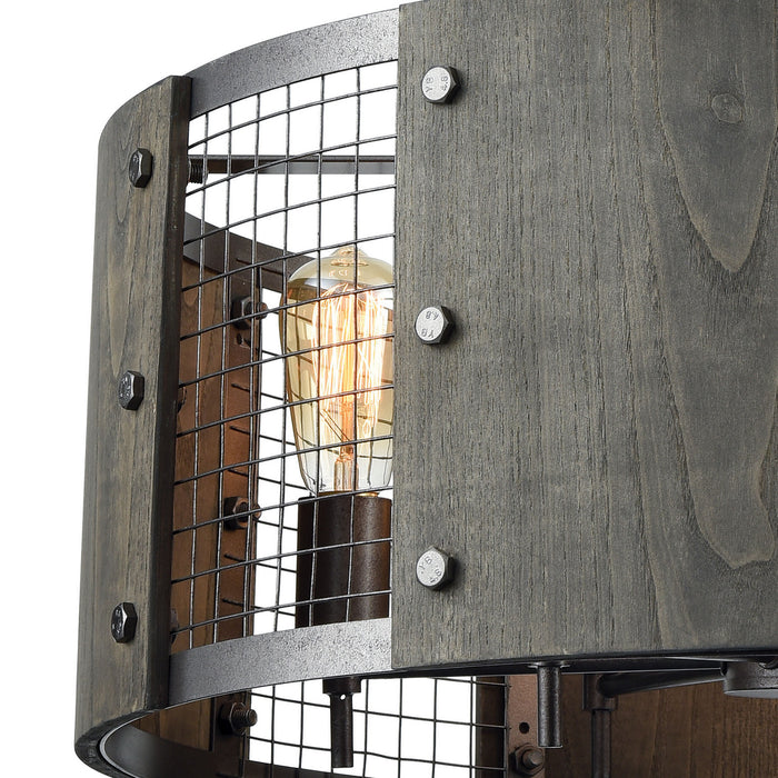 ELK Home 15322/6 Six Light Chandelier, Ash Gray