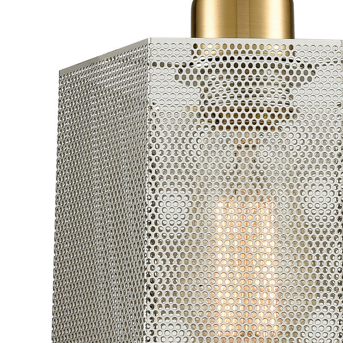 ELK Home 21112/1 One Light Mini Pendant, Satin Brass