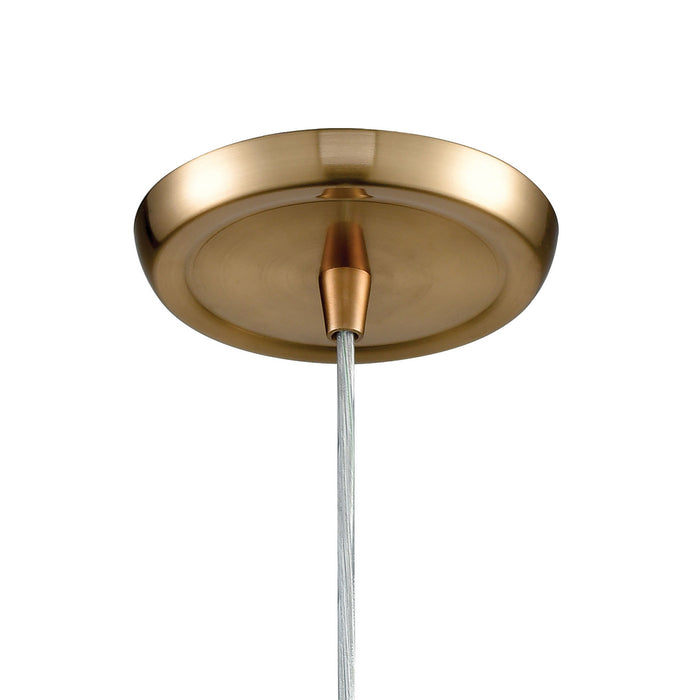 ELK Home 21112/1 One Light Mini Pendant, Satin Brass