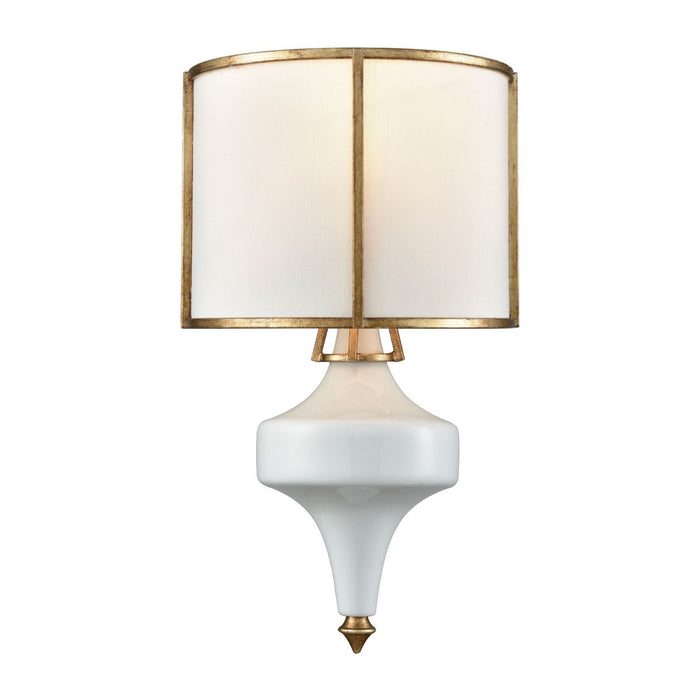 ELK Home 33050/1 One Light Wall Sconce, Antique Gold Leaf