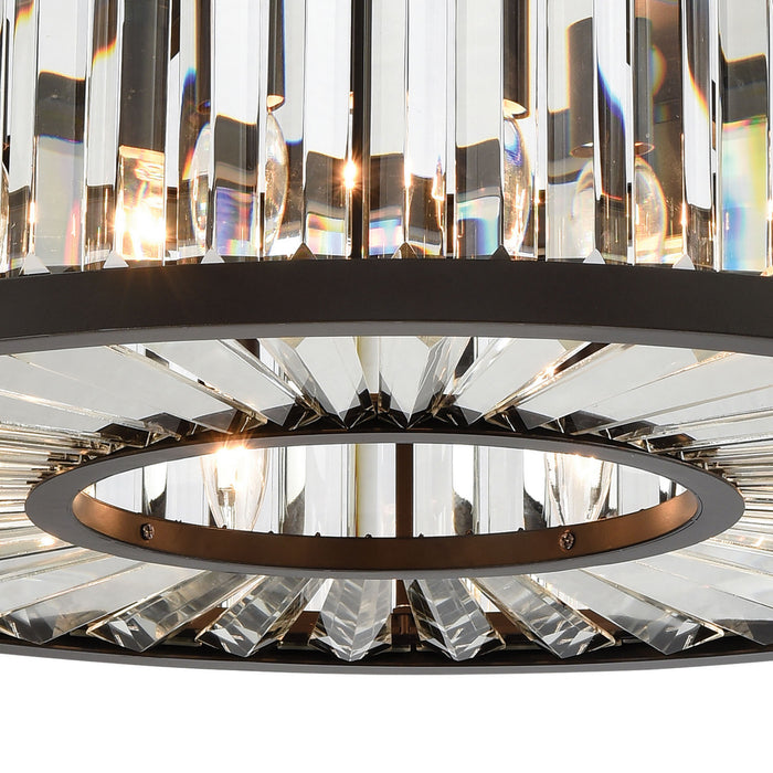 ELK Home 33067/9 Nine Light Chandelier, Oil Rubbed Bronze