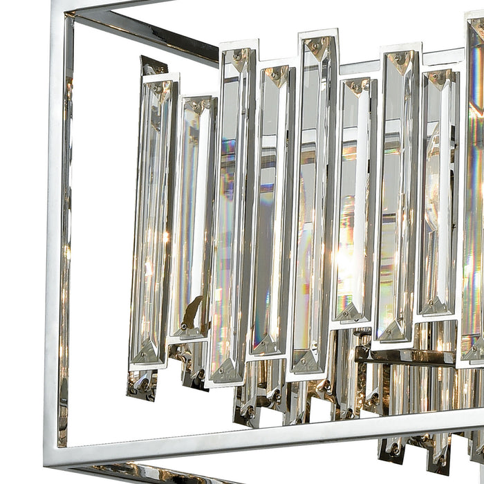 ELK Home 33243/6 Six Light Chandelier, Polished Chrome
