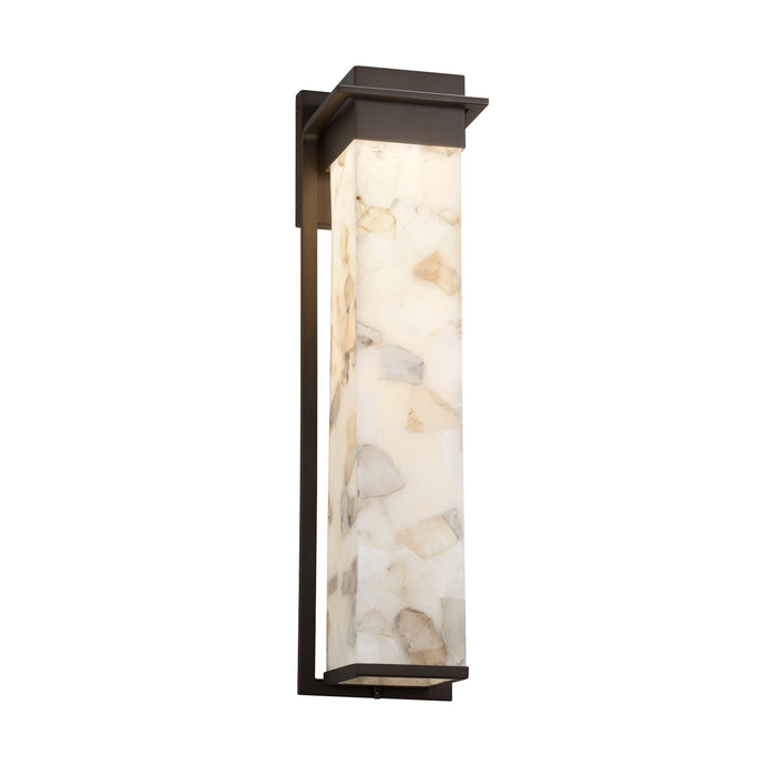 Justice Designs ALR-7545W-DBRZ LED Outdoor Wall Sconce, Dark Bronze
