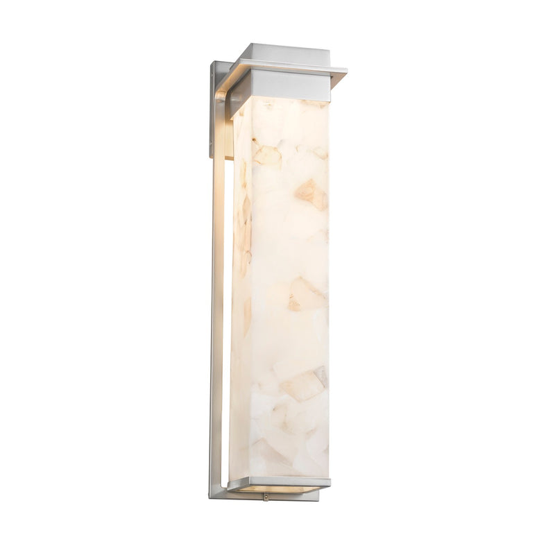 Justice Designs ALR-7545W-NCKL LED Outdoor Wall Sconce, Brushed Nickel