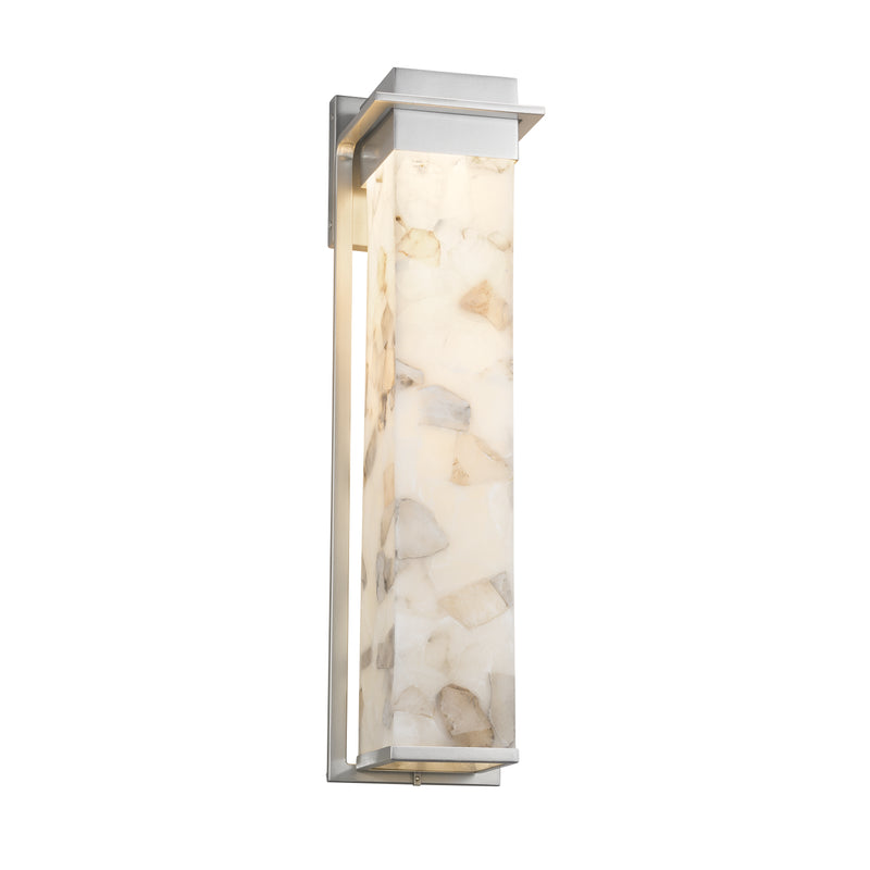 Justice Designs ALR-7545W-NCKL LED Outdoor Wall Sconce, Brushed Nickel