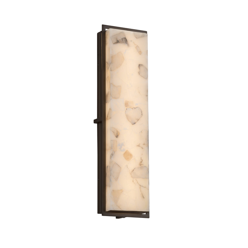 Justice Designs ALR-7565W-DBRZ LED Outdoor Wall Sconce, Dark Bronze