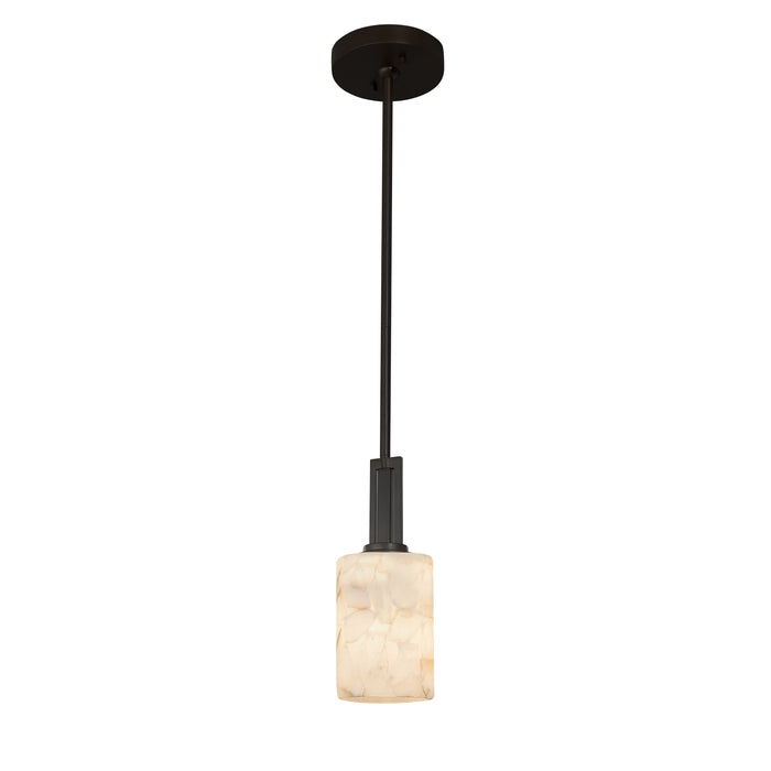 Justice Designs ALR-8445-10-MBLK One Light Pendant, Matte Black