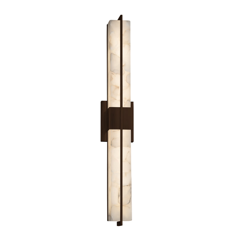 Justice Designs ALR-9055-DBRZ LED Linear Bath Bar, Dark Bronze