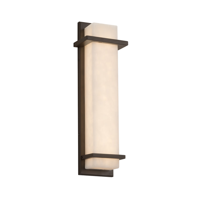 Justice Designs CLD-7614W-DBRZ LED Outdoor Wall Sconce, Dark Bronze