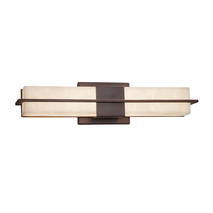 Justice Designs CLD-9051-DBRZ LED Linear Bath Bar, Dark Bronze
