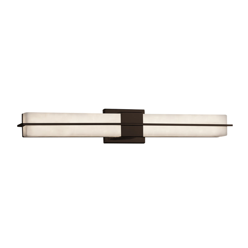 Justice Designs CLD-9055-DBRZ LED Linear Bath Bar, Dark Bronze
