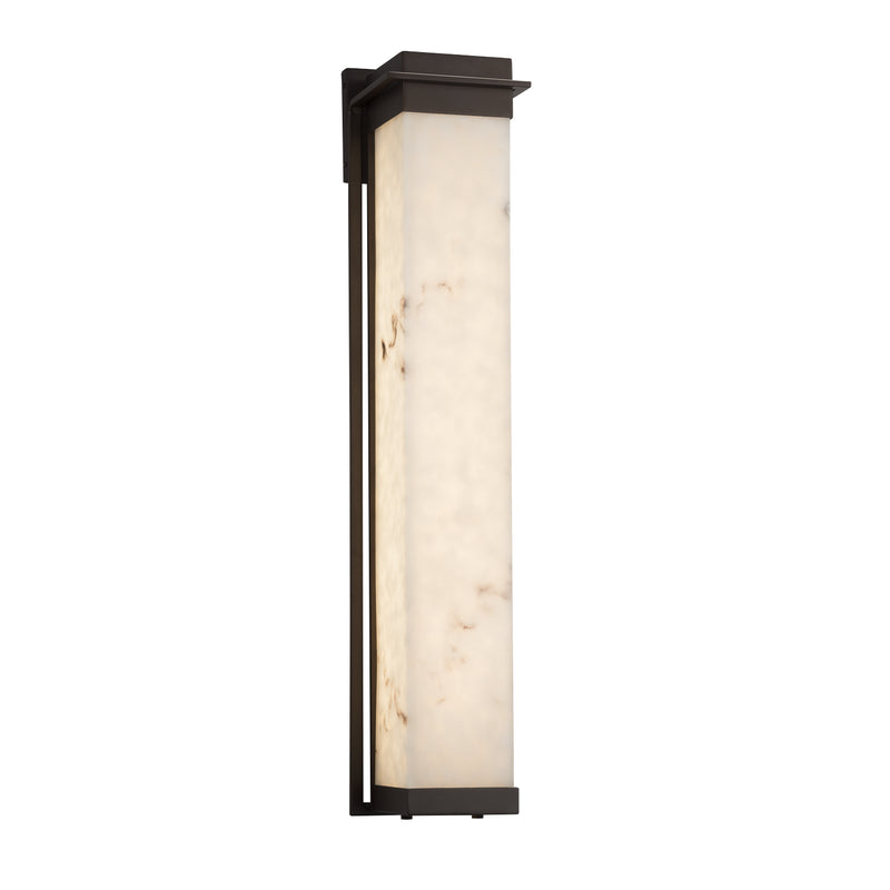 Justice Designs FAL-7546W-DBRZ LED Outdoor Wall Sconce, Dark Bronze
