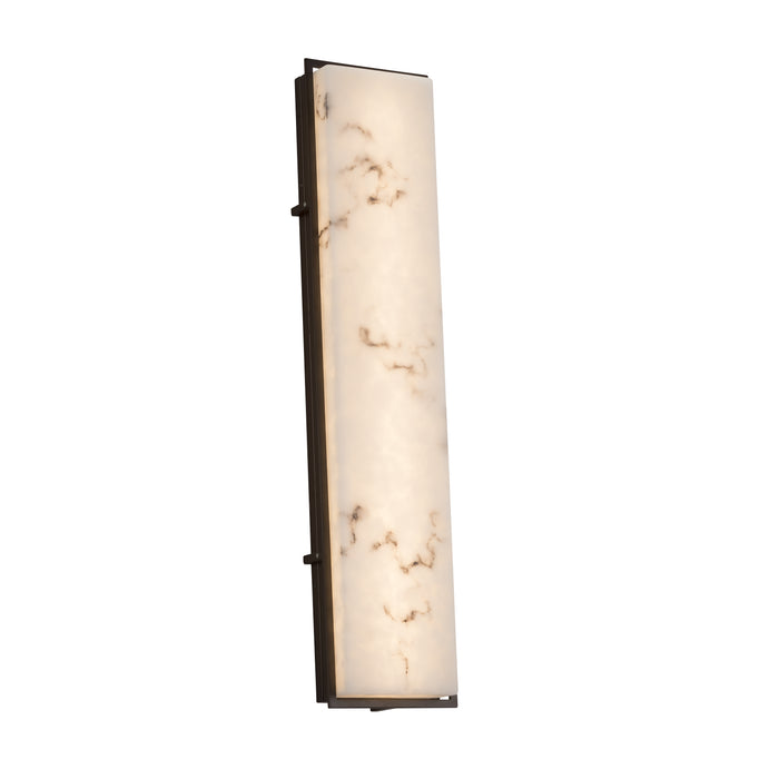 Justice Designs FAL-7566W-DBRZ LED Outdoor Wall Sconce, Dark Bronze