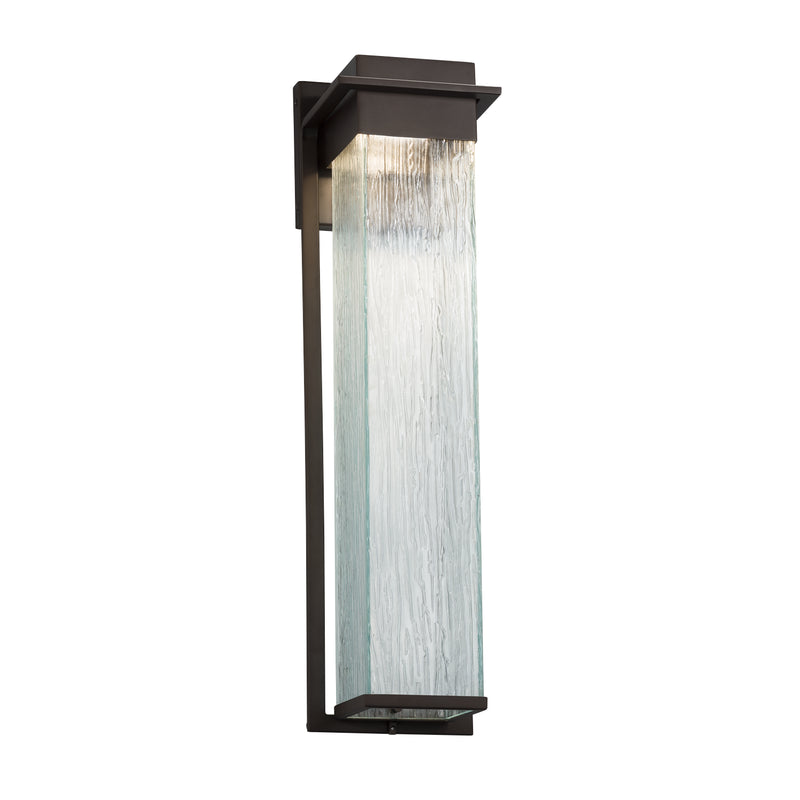 Justice Designs FSN-7545W-RAIN-DBRZ LED Outdoor Wall Sconce, Dark Bronze
