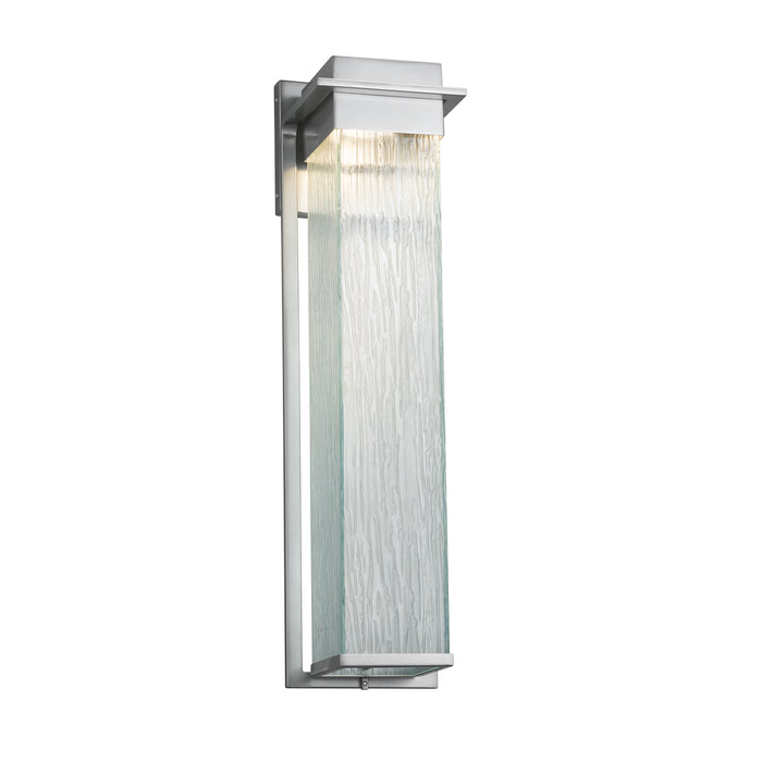 Justice Designs FSN-7545W-RAIN-NCKL LED Outdoor Wall Sconce, Brushed Nickel