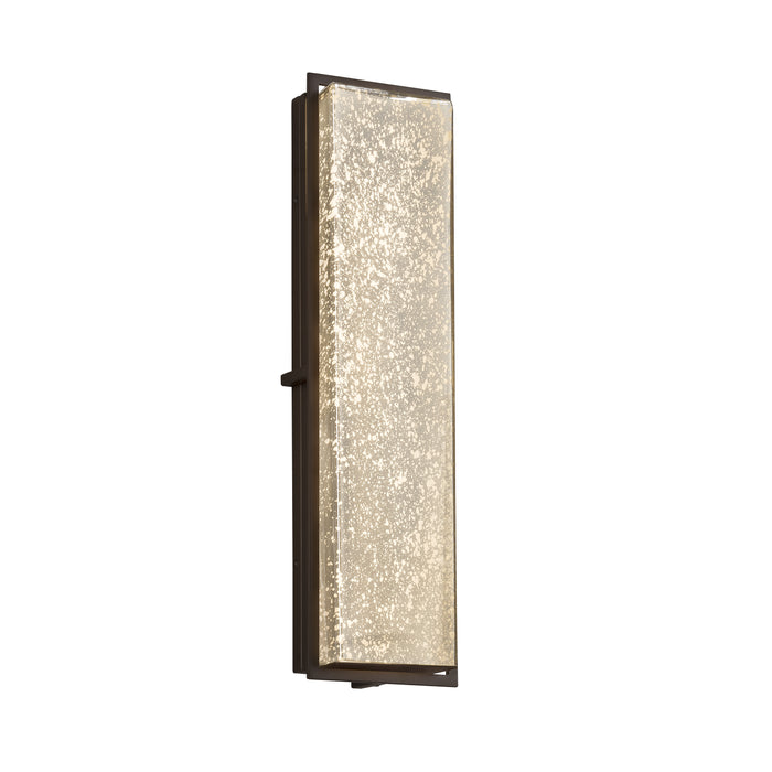 Justice Designs FSN-7565W-MROR-DBRZ LED Outdoor Wall Sconce, Dark Bronze