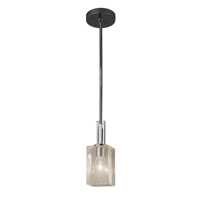 Justice Designs FSN-8445-15-SEED-CROM One Light Pendant, Polished Chrome