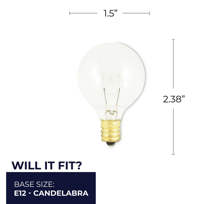 Bulbrite 301010 Light Bulb, Clear