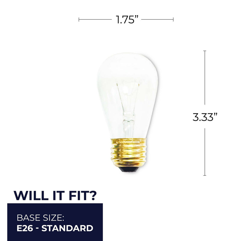 Bulbrite 701111 Light Bulb, Clear