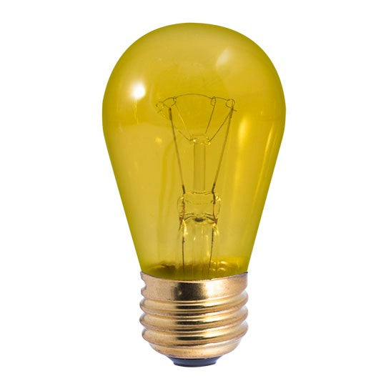 Bulbrite 701811 Light Bulb, Transparent Yellow
