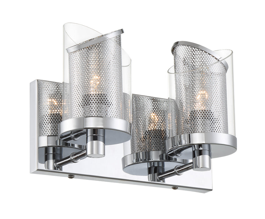 Varaluz 246B02CH Two Light Bath, Chrome