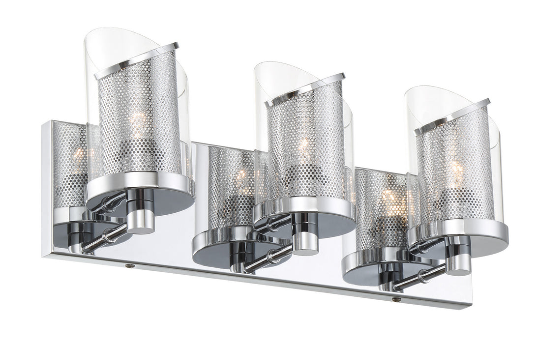Varaluz 246B03CH Three Light Bath, Chrome