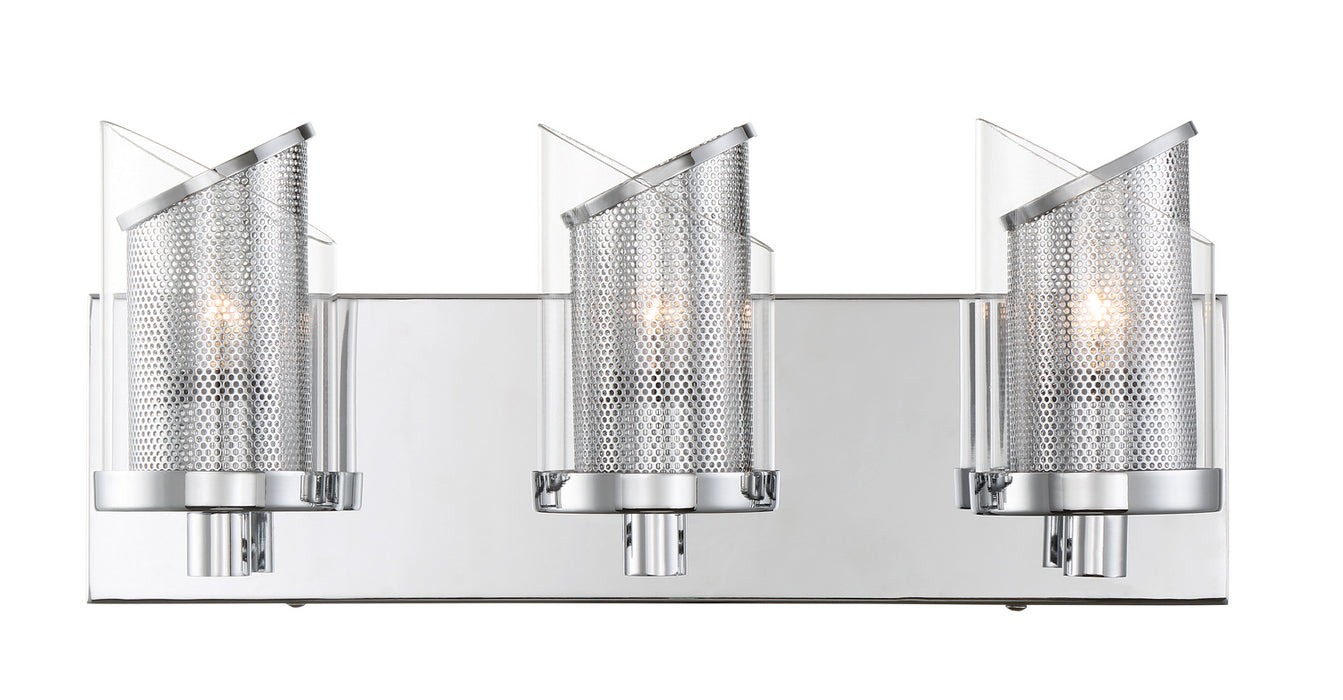 Varaluz 246B03CH Three Light Bath, Chrome
