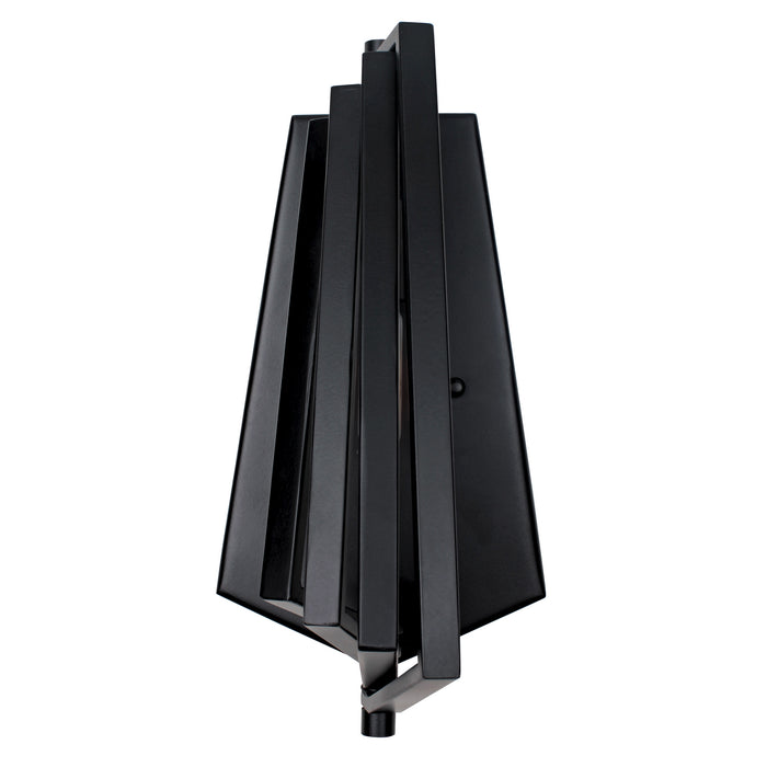 Varaluz 262W01BL One Light Wall Sconce, Black