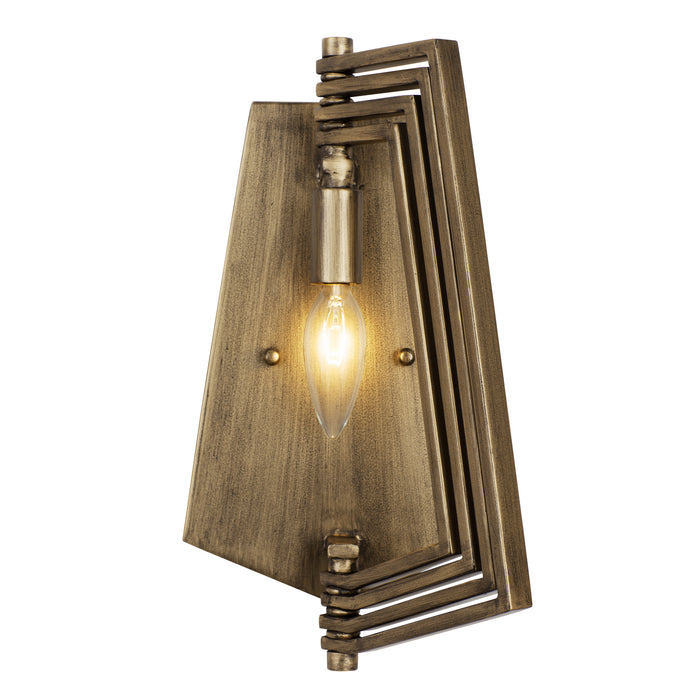 Varaluz 262W01HG One Light Wall Sconce, Havana Gold
