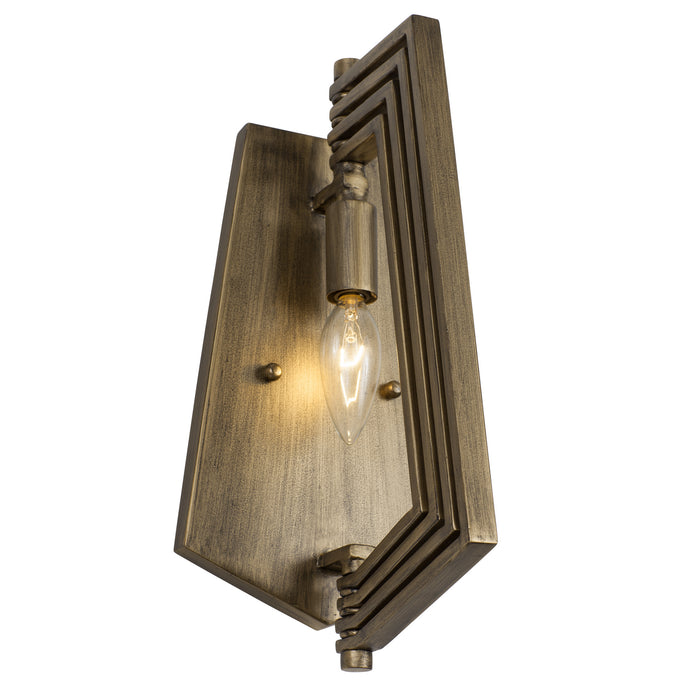 Varaluz 262W01HG One Light Wall Sconce, Havana Gold