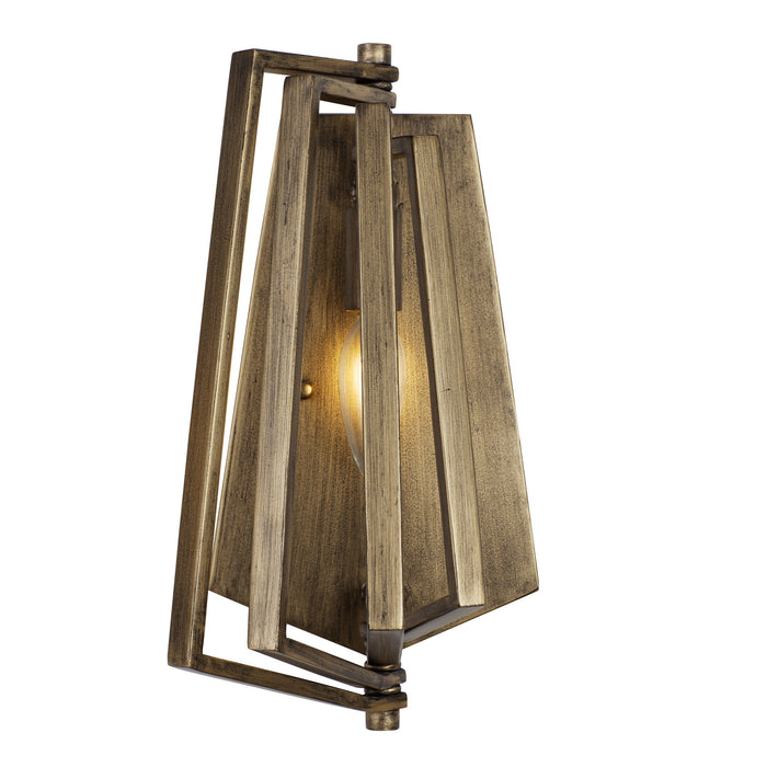 Varaluz 262W01HG One Light Wall Sconce, Havana Gold