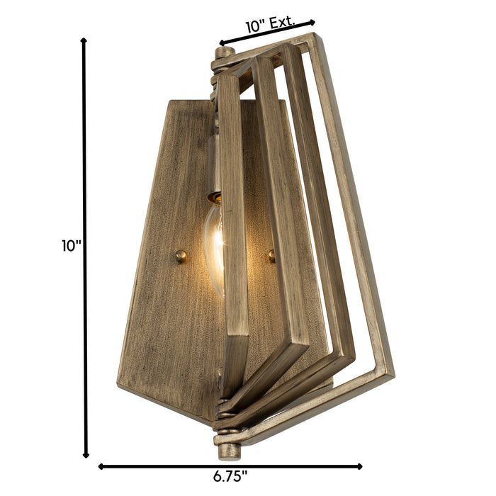 Varaluz 262W01HG One Light Wall Sconce, Havana Gold