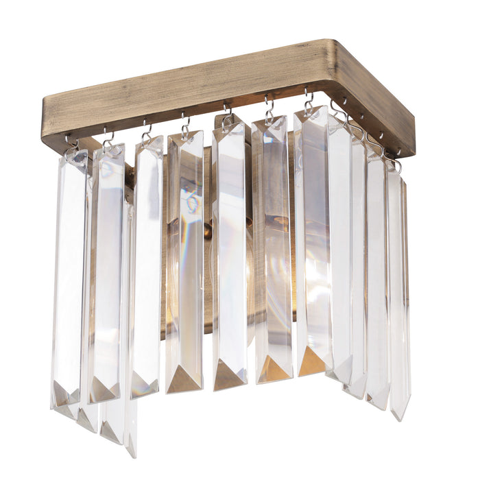 Varaluz 297B01HG One Light Bath, Havana Gold
