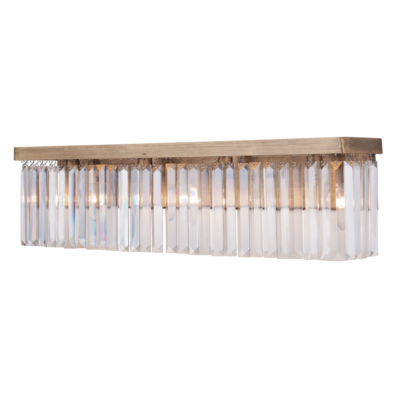 Varaluz 297B04HG Four Light Bath, Havana Gold