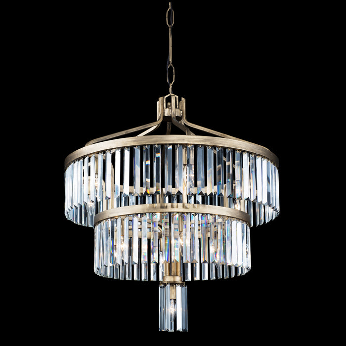 Varaluz 297P13HG 13 Light Pendant, Havana Gold