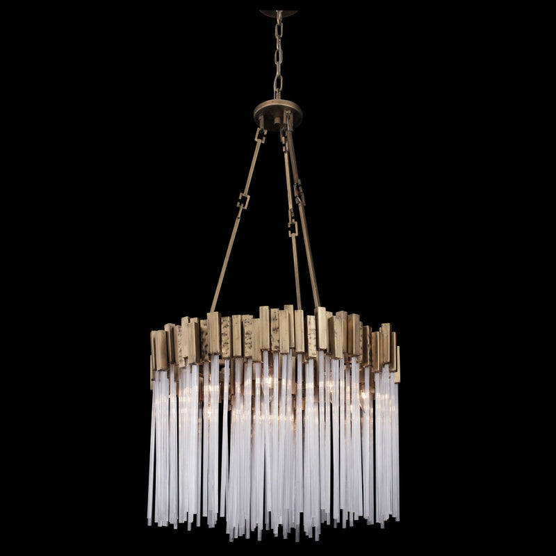 Varaluz 309P09HG Nine Light Pendant, Havana Gold (Display - Final Sale)