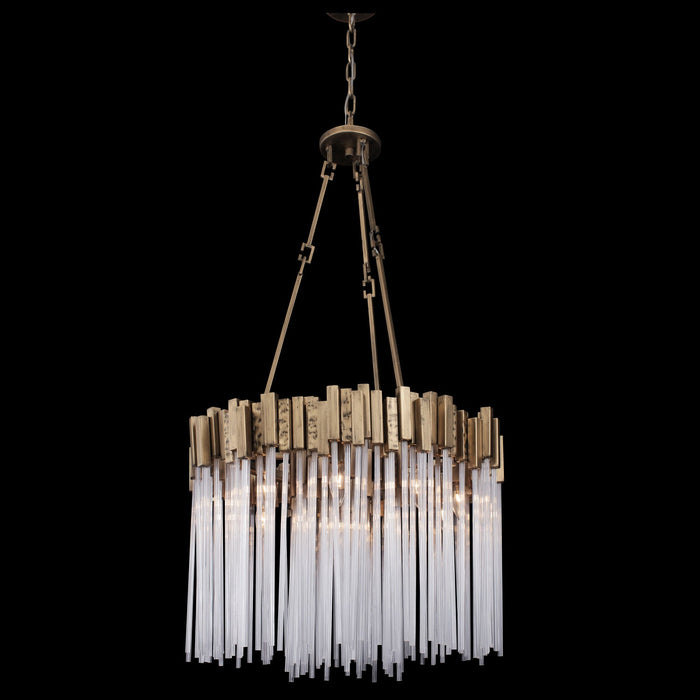 Varaluz 309P09HG Nine Light Pendant, Havana Gold (Display - Final Sale)