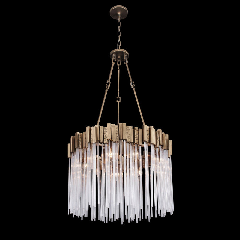 Varaluz 309P09HG Nine Light Pendant, Havana Gold (Display - Final Sale)