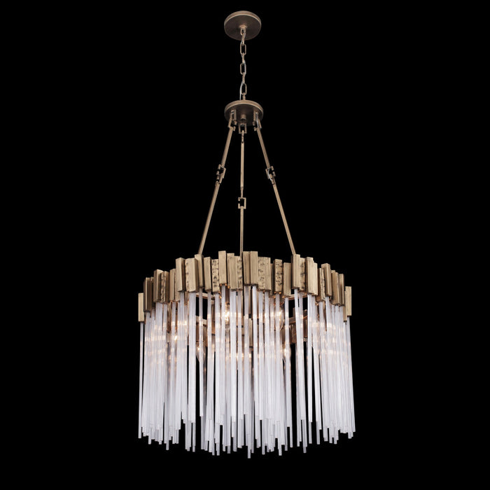 Varaluz 309P09HG Nine Light Pendant, Havana Gold (Display - Final Sale)
