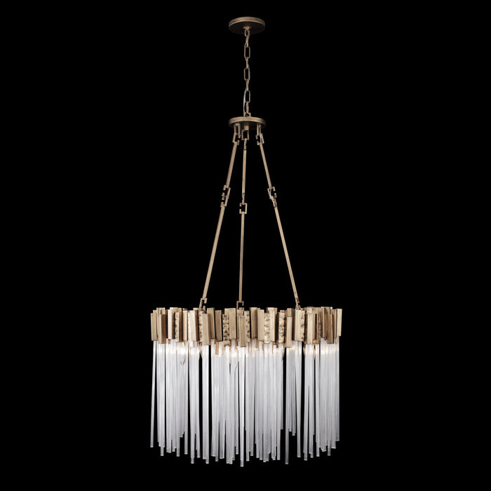 Varaluz 309P09HG Nine Light Pendant, Havana Gold (Display - Final Sale)