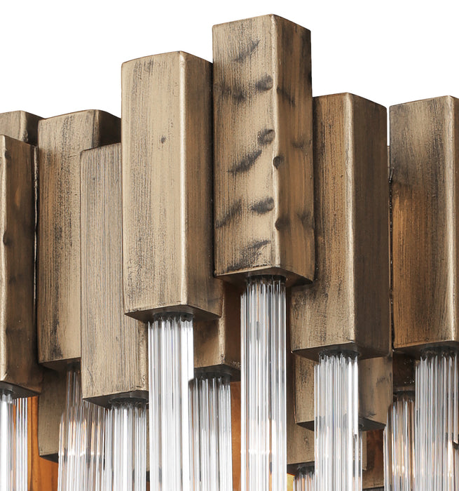 Varaluz 309W01HG One Light Wall Sconce, Havana Gold