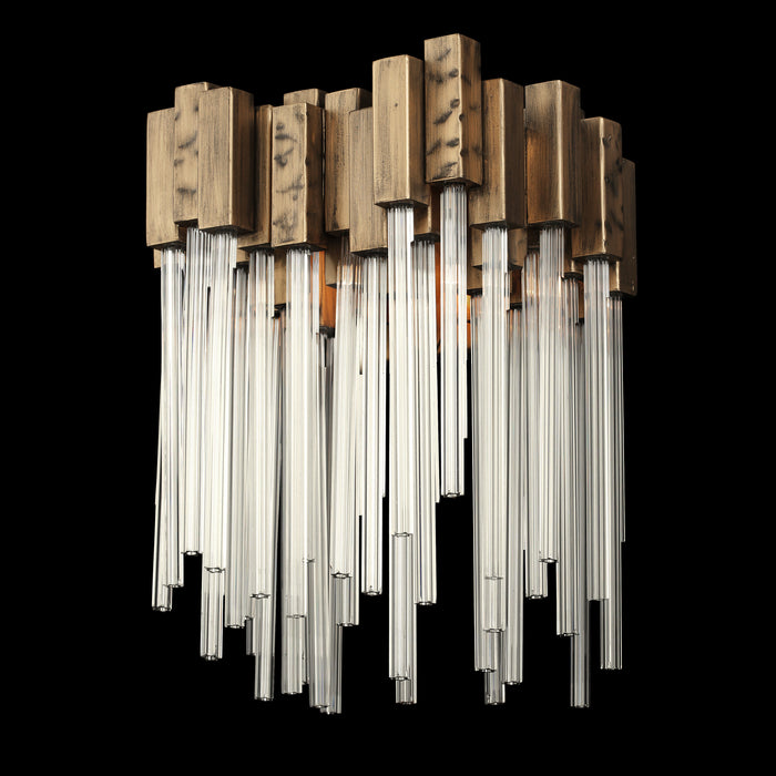 Varaluz 309W01HG One Light Wall Sconce, Havana Gold
