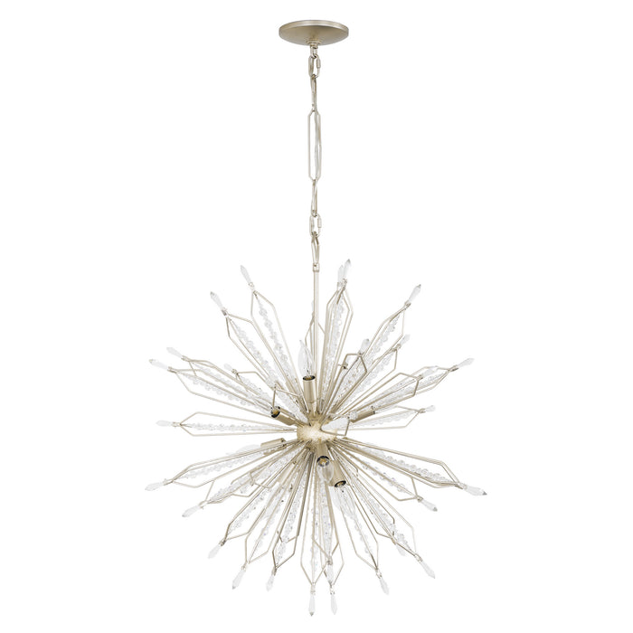 Varaluz 311P12GD 12 Light Pendant, Gold Dust