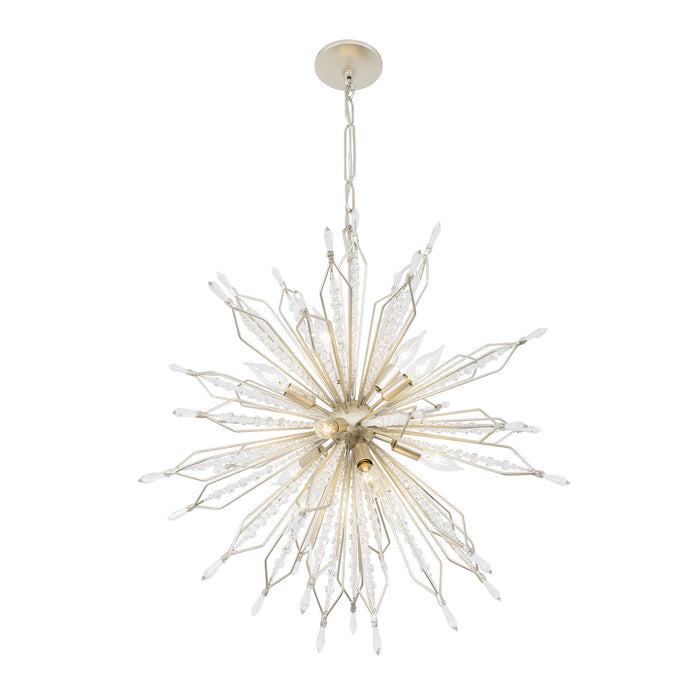 Varaluz 311P12GD 12 Light Pendant, Gold Dust