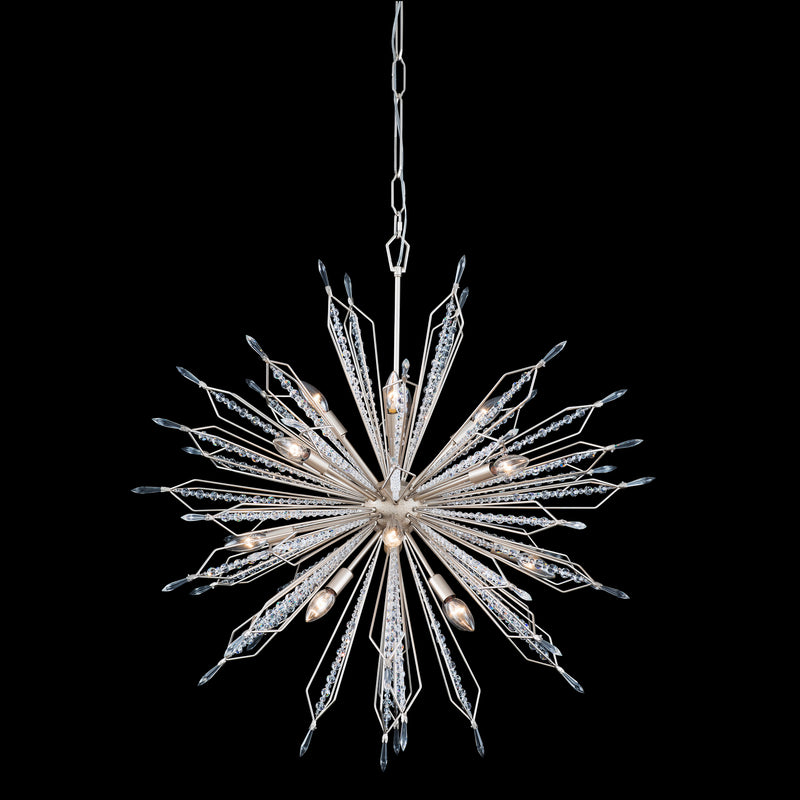 Varaluz 311P12GD 12 Light Pendant, Gold Dust