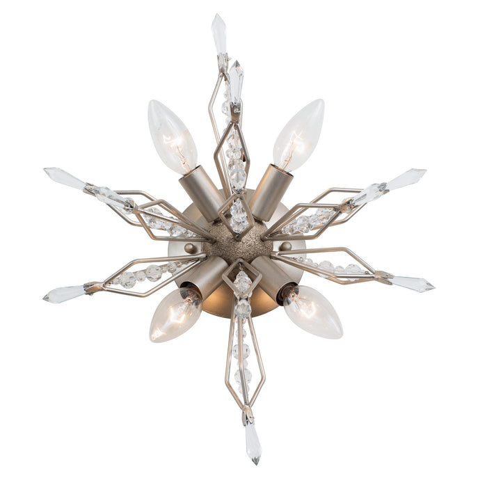 Varaluz 311W04GD Four Light Wall Sconce, Gold Dust