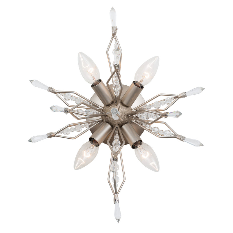 Varaluz 311W04GD Four Light Wall Sconce, Gold Dust