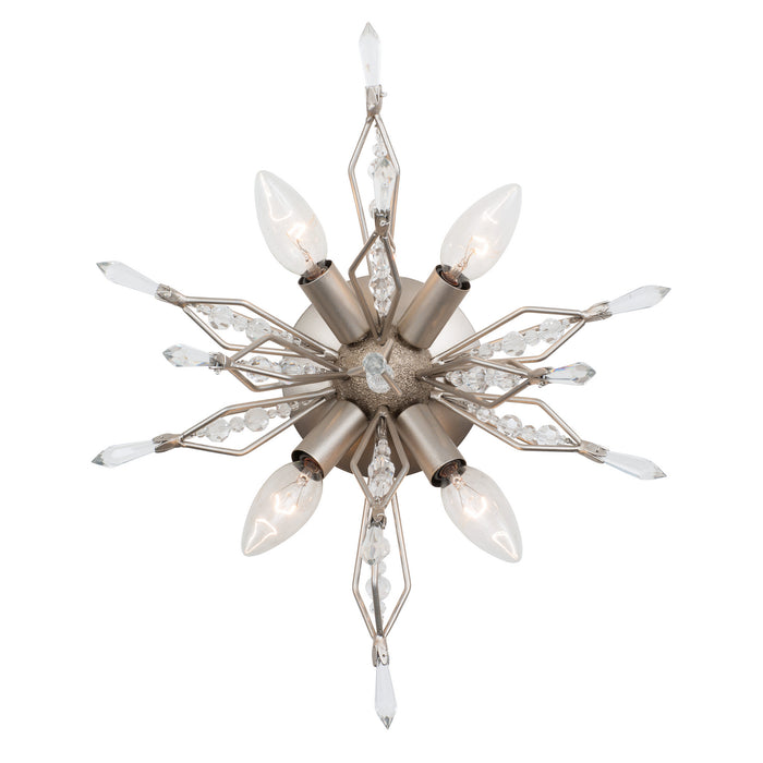 Varaluz 311W04GD Four Light Wall Sconce, Gold Dust