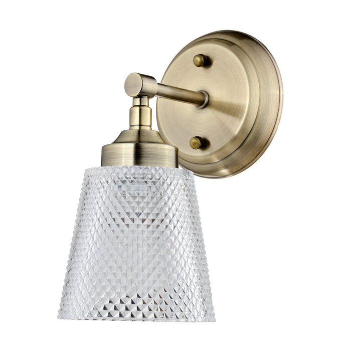 Varaluz 312B01AB One Light Bath, Antique Brass